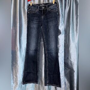 Silver Jeans Dark Blue Flare Women's Jeans